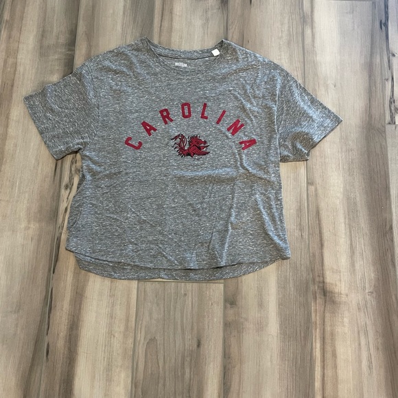 Usc university of South Carolina gamecocks womens t shirt crop top pressbox - Picture 2 of 2
